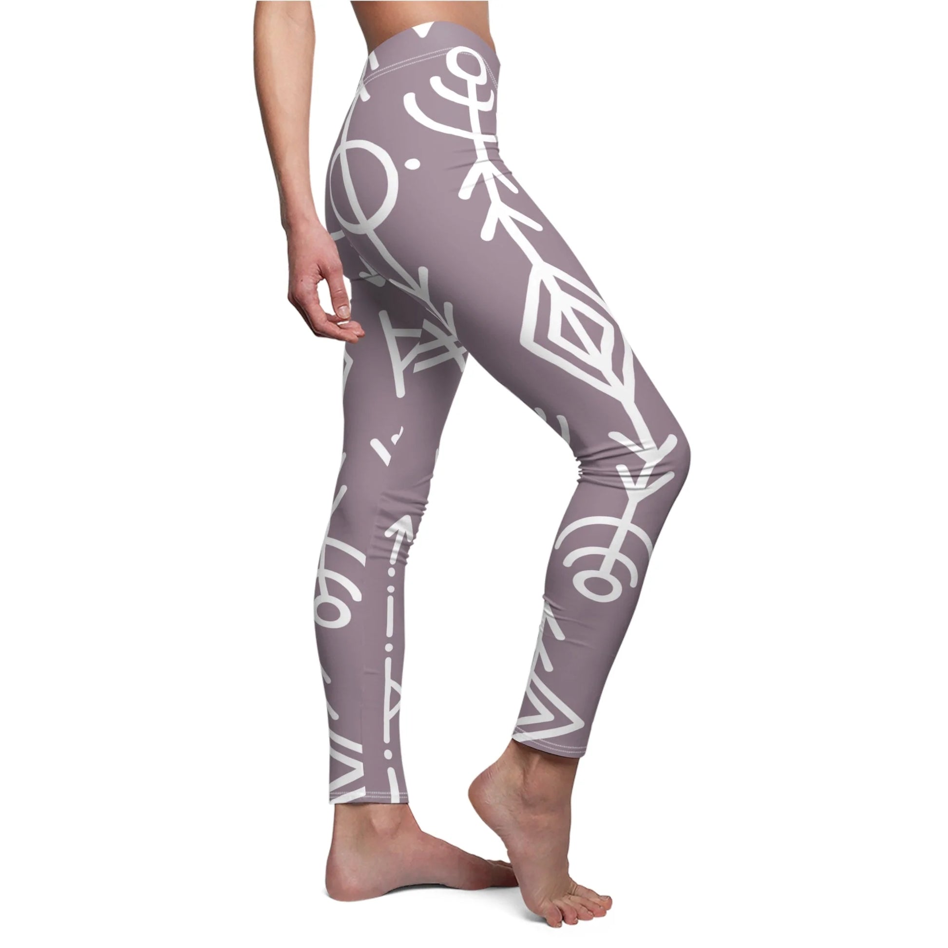 Workout Casual Dual Purpose Leggings ROSE | Minimal by Queennoble