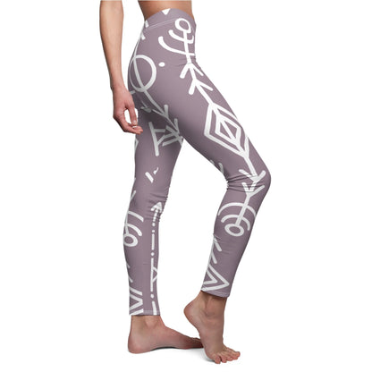 Workout Casual Dual Purpose Leggings ROSE | Minimal by Queennoble
