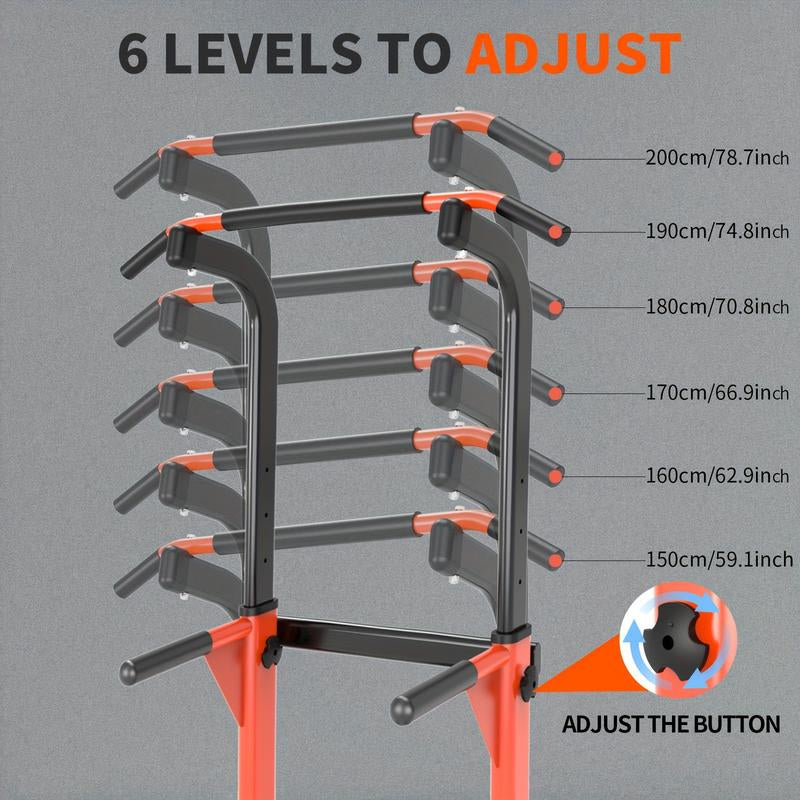 1 Piece of Professional Grade Multifunctional Pull-Up Bar-Ultimate Power Cage for Strength Training, Fitness, Muscle Exercise and Exercise-Space Saving, Heavy Duty and Adjustable Design, Suitable for Home Gym
