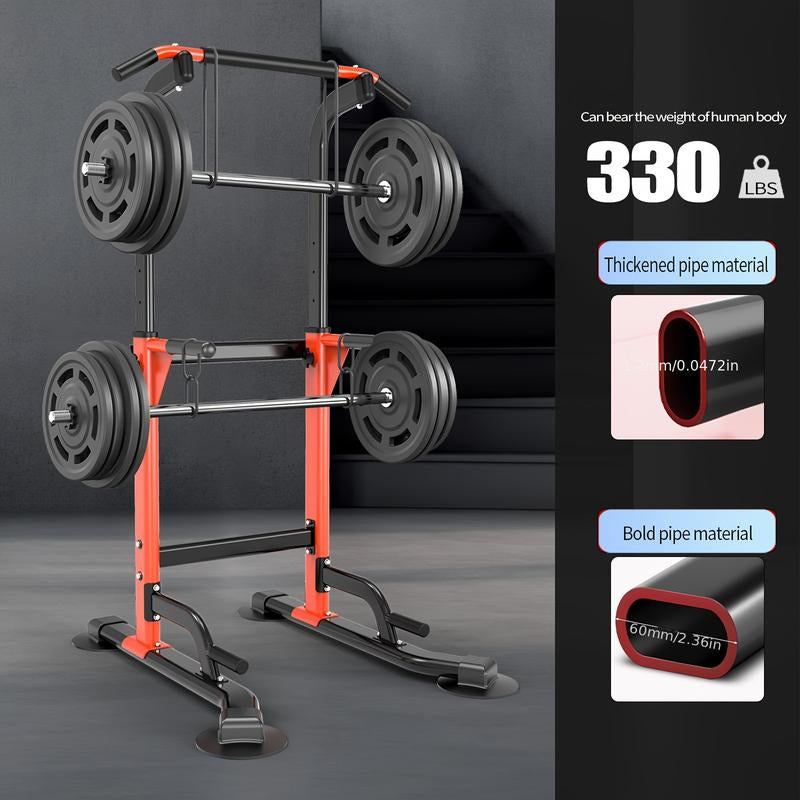 1 Piece of Professional Grade Multifunctional Pull-Up Bar-Ultimate Power Cage for Strength Training, Fitness, Muscle Exercise and Exercise-Space Saving, Heavy Duty and Adjustable Design, Suitable for Home Gym