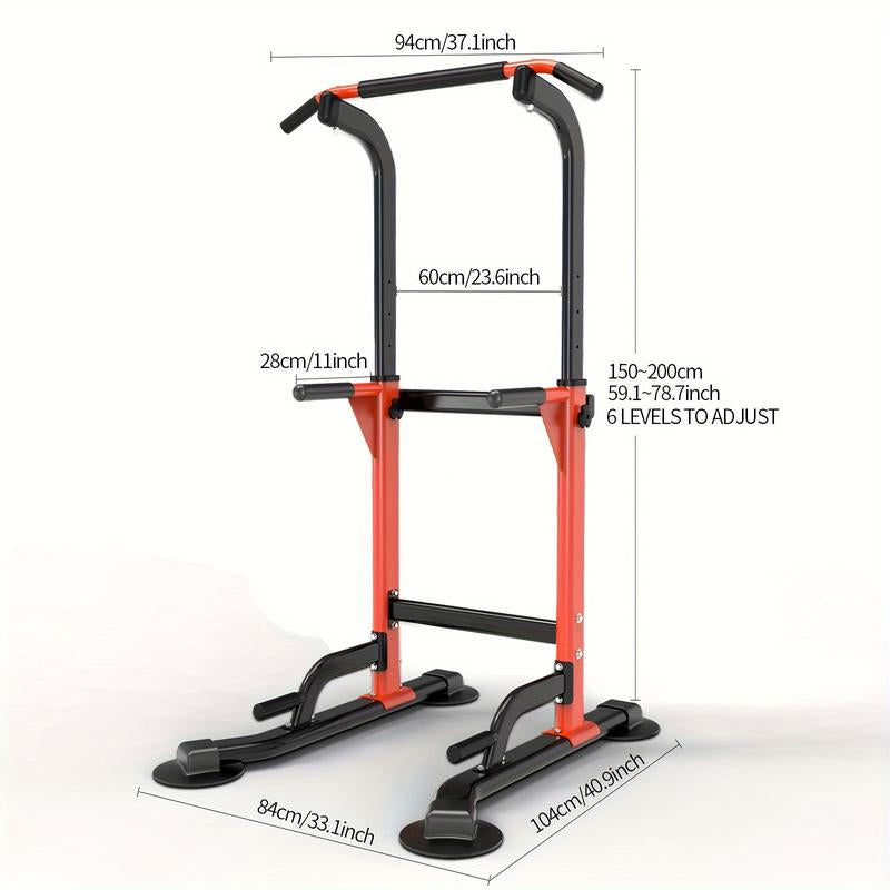 1 Piece of Professional Grade Multifunctional Pull-Up Bar-Ultimate Power Cage for Strength Training, Fitness, Muscle Exercise and Exercise-Space Saving, Heavy Duty and Adjustable Design, Suitable for Home Gym