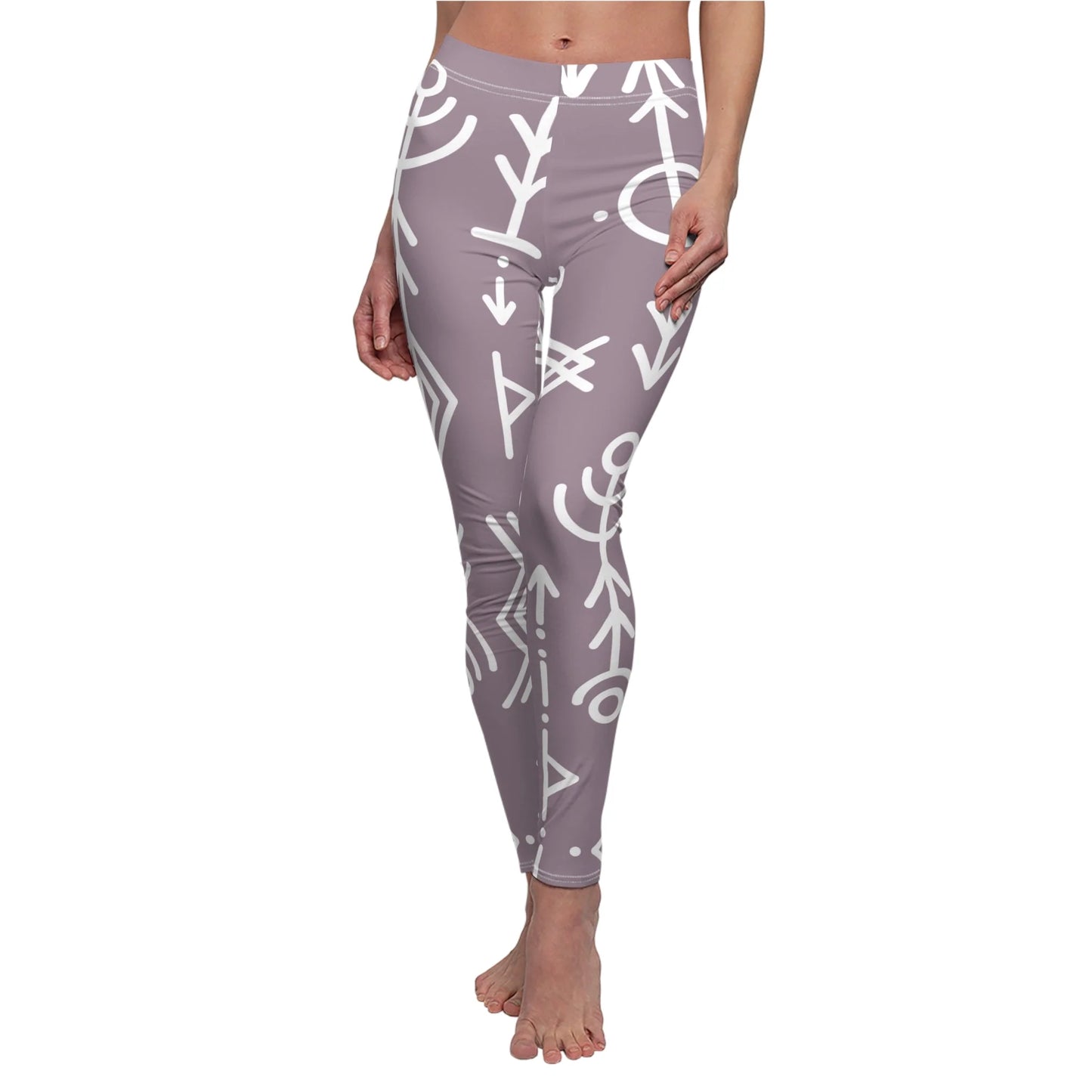 Workout Casual Dual Purpose Leggings ROSE | Minimal by Queennoble