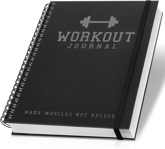The Ultimate Fitness Journal for Tracking and Crushing Your Gym Goals - Detailed Workout Planner & Log Book for Men and Women - Great Gym Accessories with Calendar, Nutrition & Progress Tracker